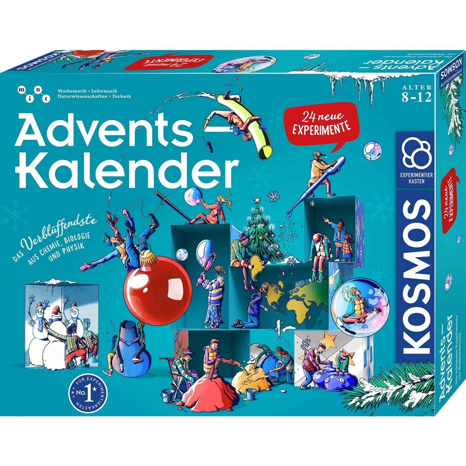 Adventskalender - Die schönsten Experimente zur Weihnachtszeit, Experimentierkasten