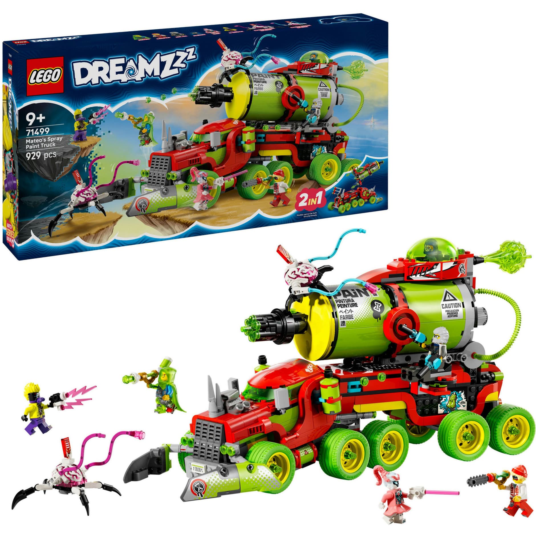 71499 DREAMZz Mateos Sprühdosen-Truck, Konstruktionsspielzeug