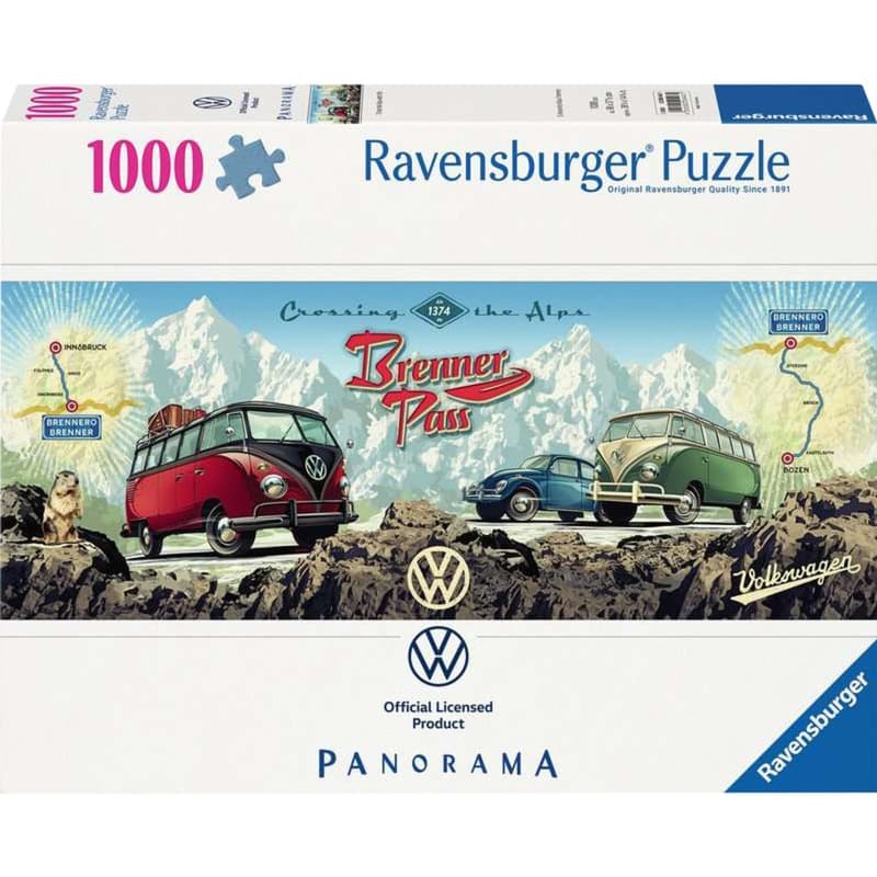 Puzzle Panorama - Mit dem Bulli über den Brenner