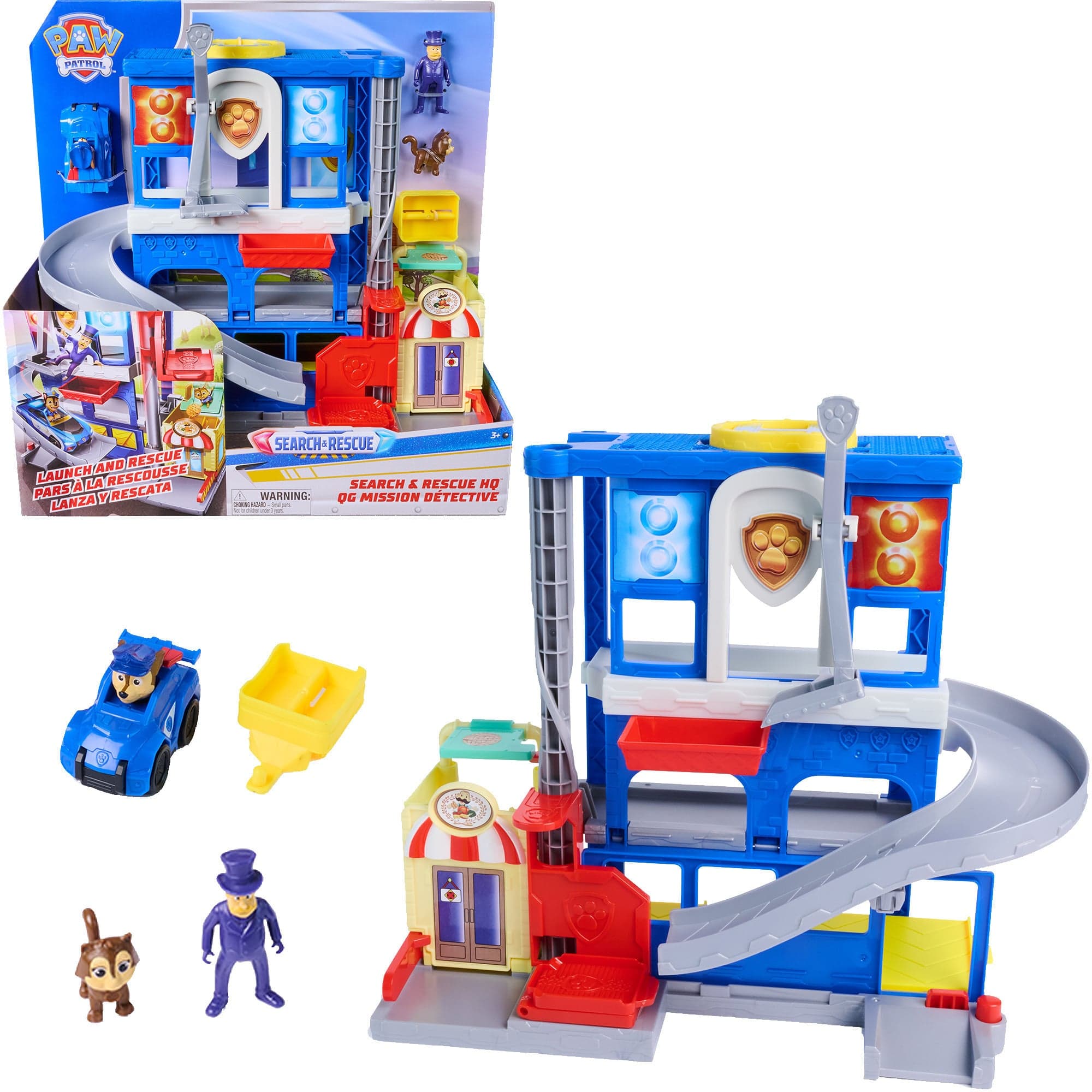 Paw Patrol Search & Rescue - Pup Squad Hauptquartier Spielset, Spielgebäude