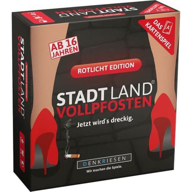 Stadt Land Vollpfosten - Das Kartenspiel Rotlicht Edition