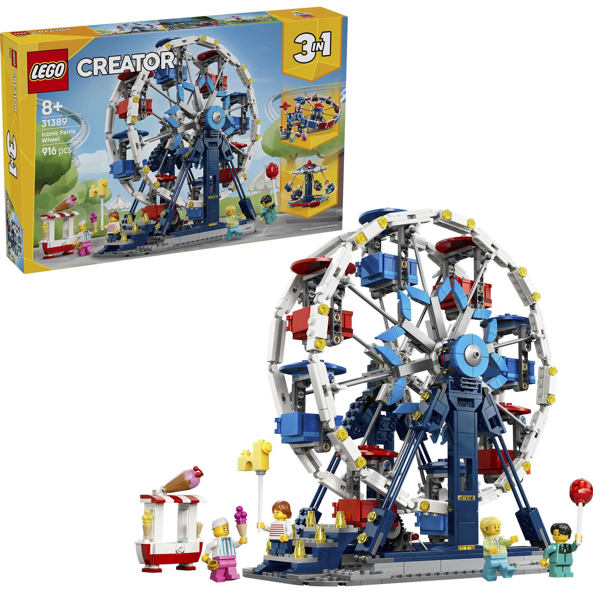 31389 Creator 3-in-1 Legendäres Riesenrad, Konstruktionsspielzeug