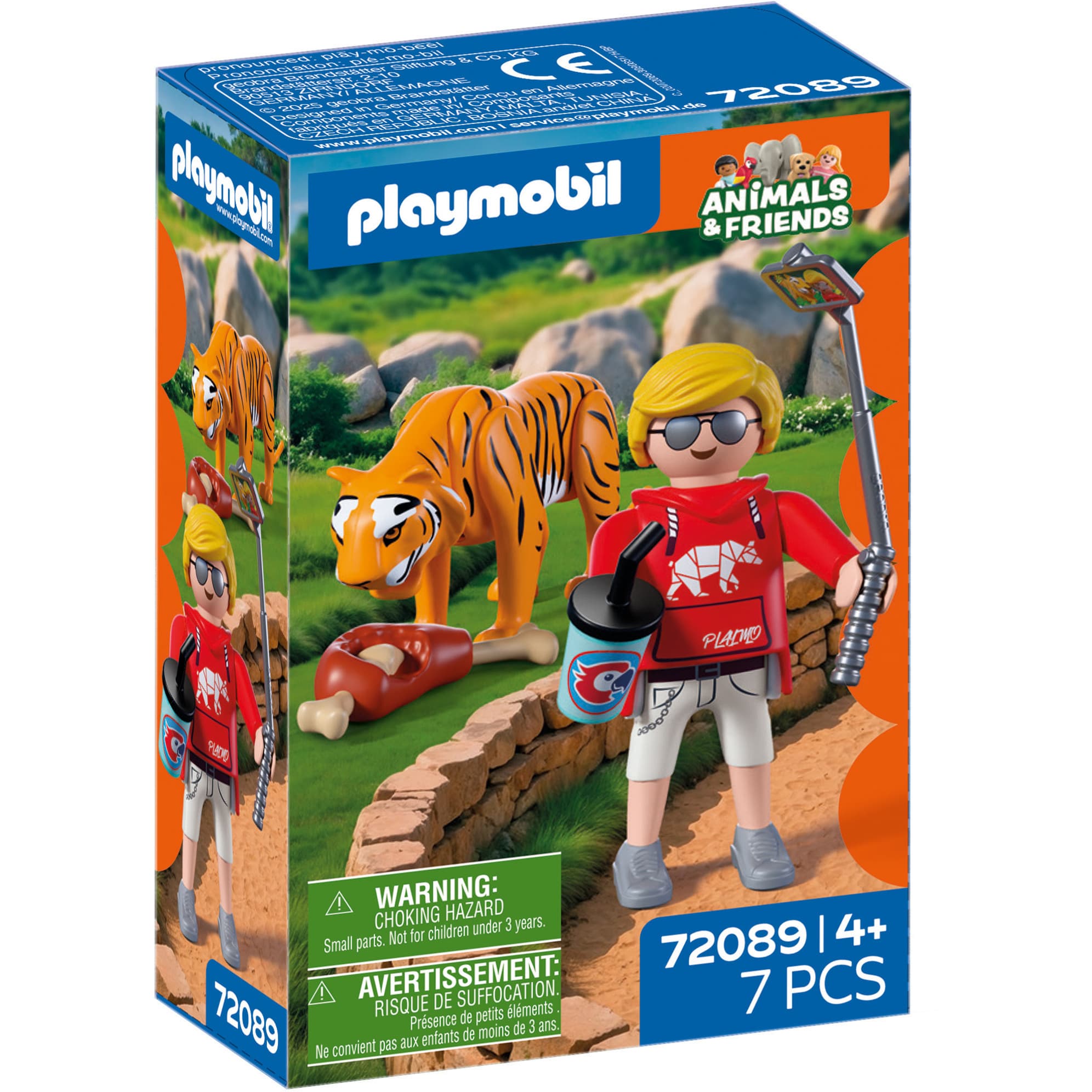 72089 Animals & Friends Zoo: Tiger und Besucher, Konstruktionsspielzeug
