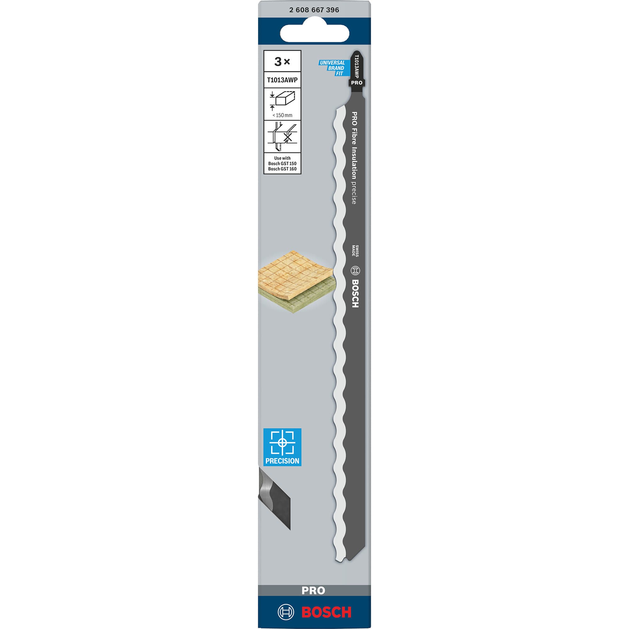 PRO Fibre Insulation precise Stichsägeblatt T 1013 AWP, 250mm