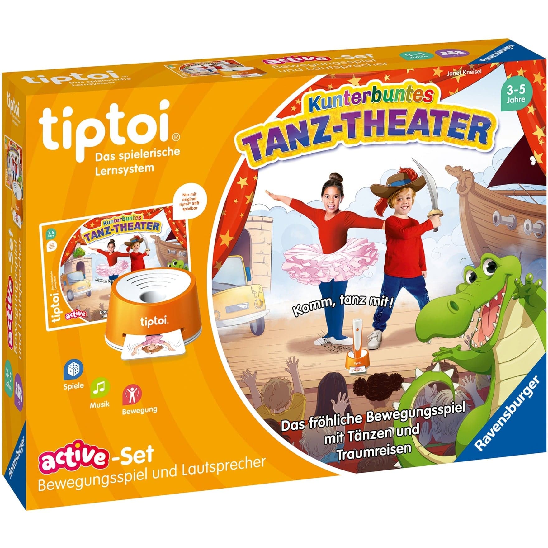 tiptoi ACTIVE Set Kunterbuntes Tanz-Theater, Geschicklichkeitsspiel