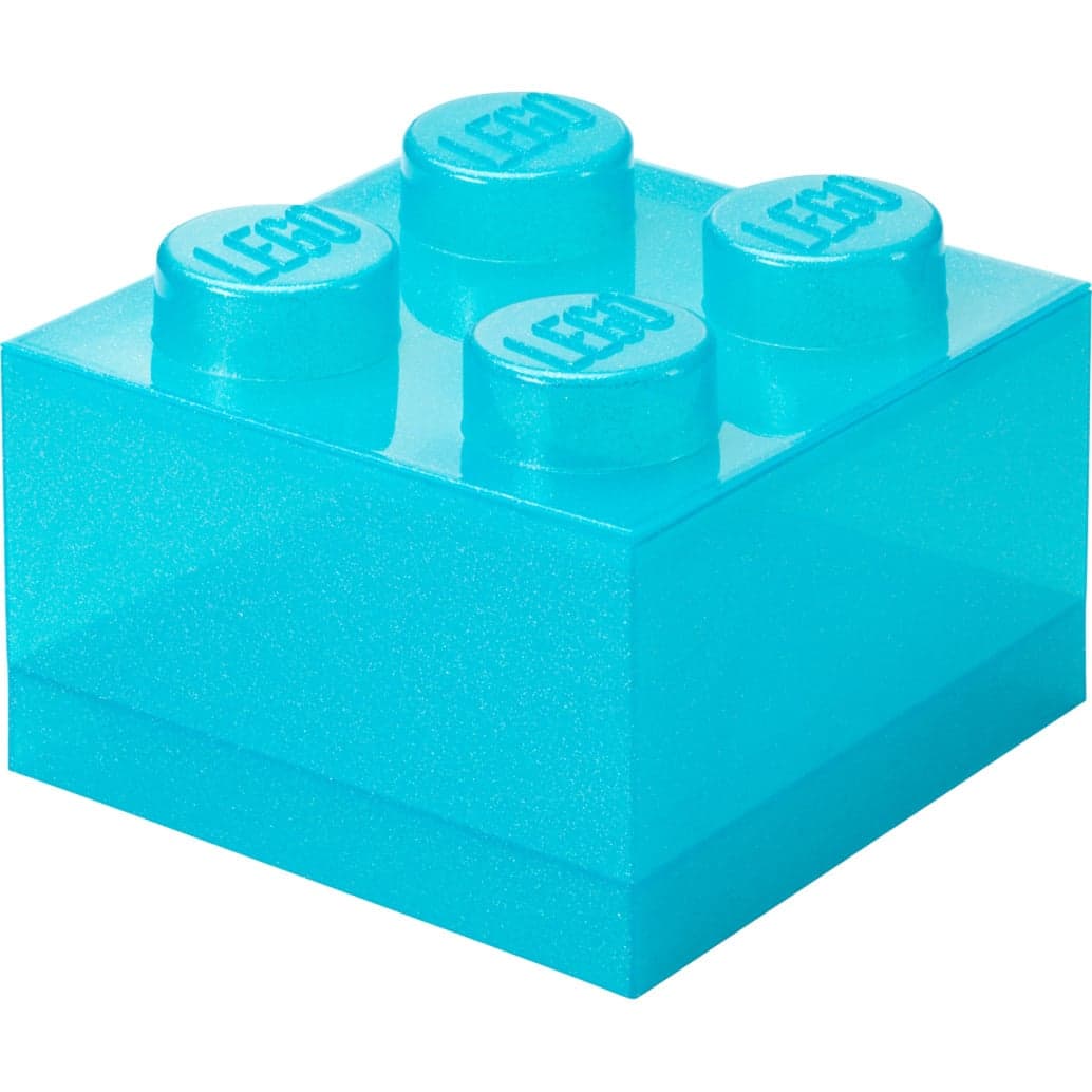 LEGO Storage Brick 4 Top Lid Glitter , Aufbewahrungsbox