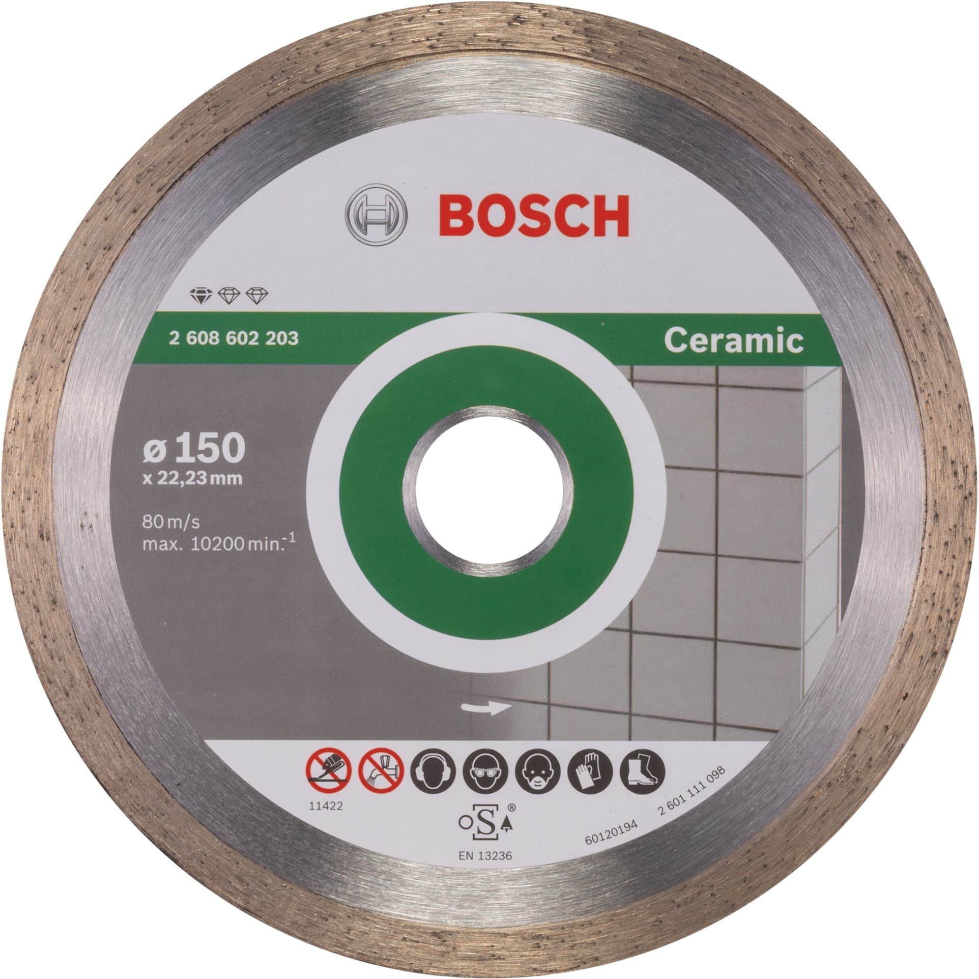 Diamanttrennscheibe Standard for Ceramic, Ø 150mm