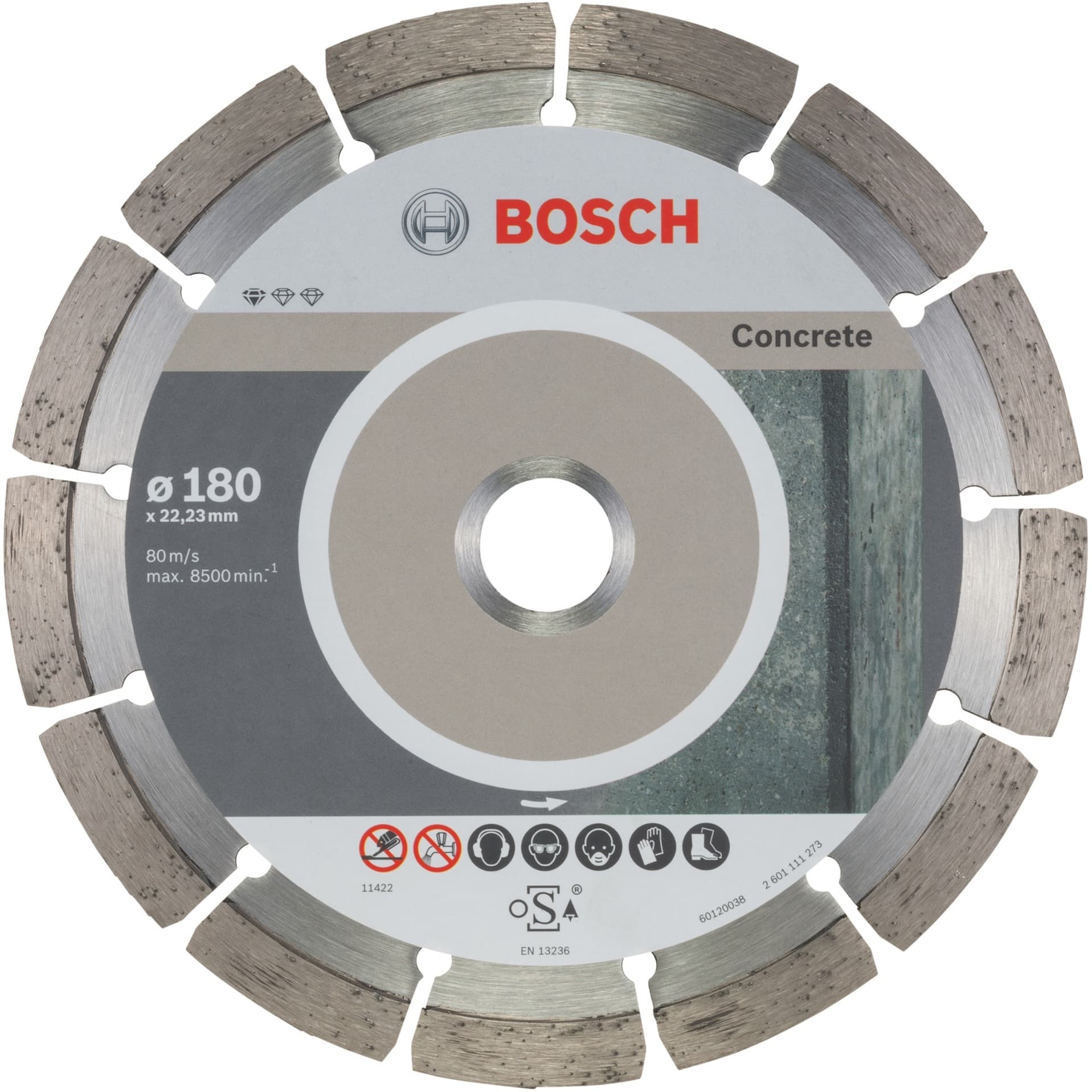 Diamanttrennscheibe Standard for Concrete, Ø 180mm