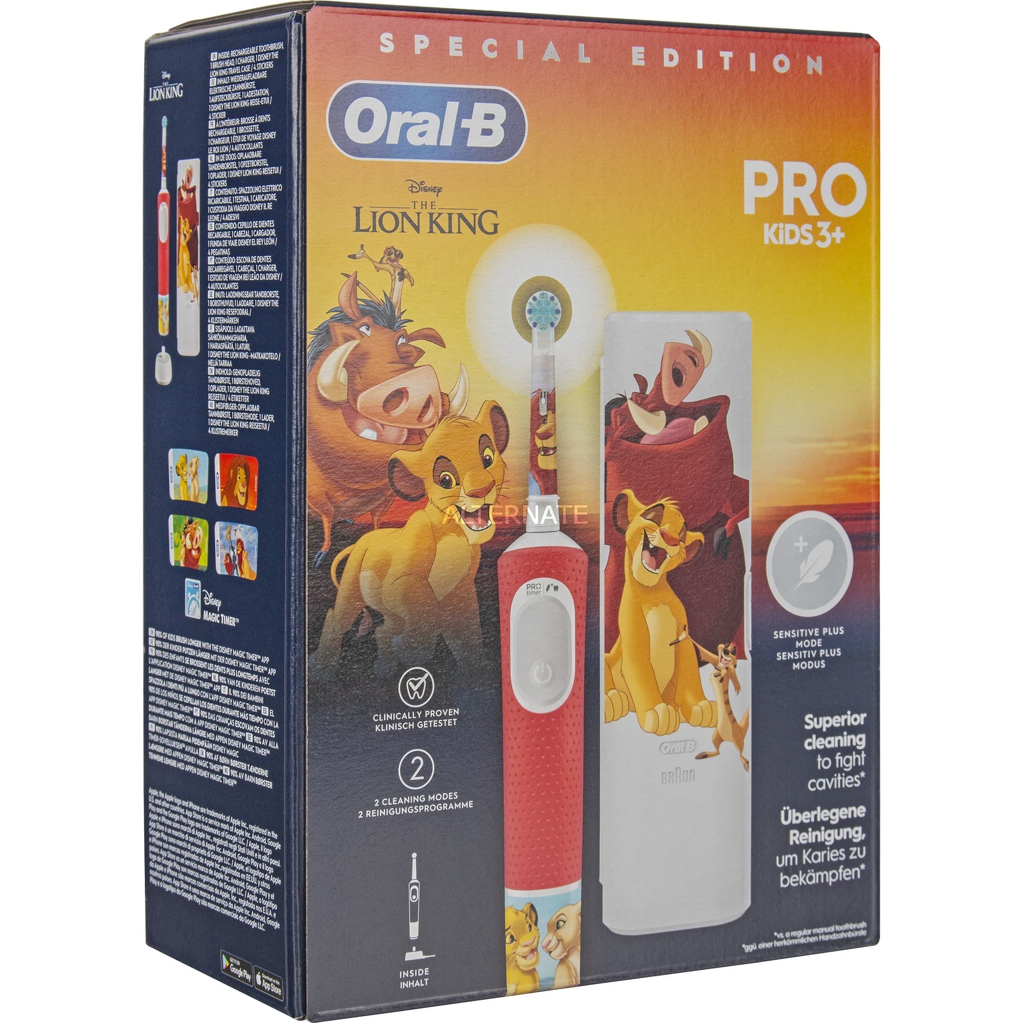 Vitality Pro 103 Kids König der Löwen , Elektrische Zahnbürste