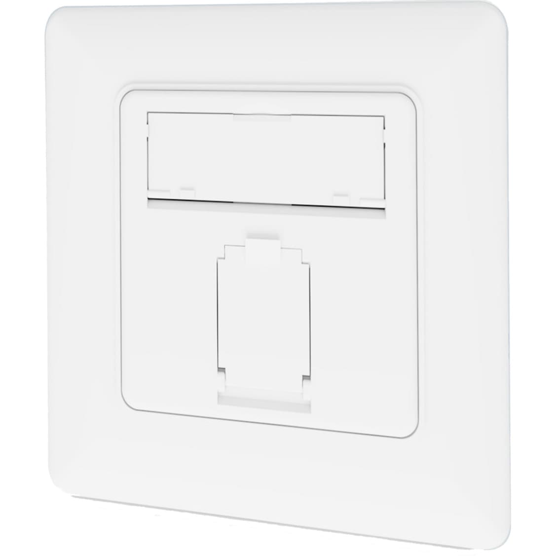CAT.6A Datenanschlussdose, Unterputz, geschirmt, 1x RJ-45 LSA