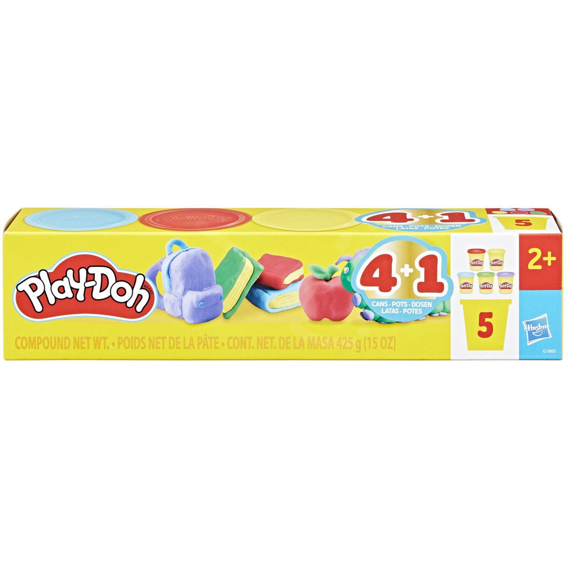 Play-Doh Schulspaß 5er Pack Knete Set mit 5 Farben, Kneten