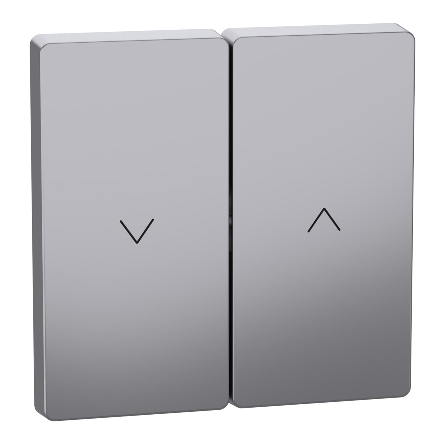 Wippe Edelstahl Rollladenschalter Typ MEG3855-6036, einteilige Wippe, lackiert