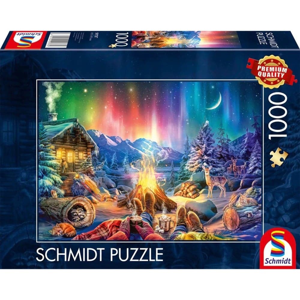 Lagerfeuerromantik unterm Sternenhimmel, Puzzle