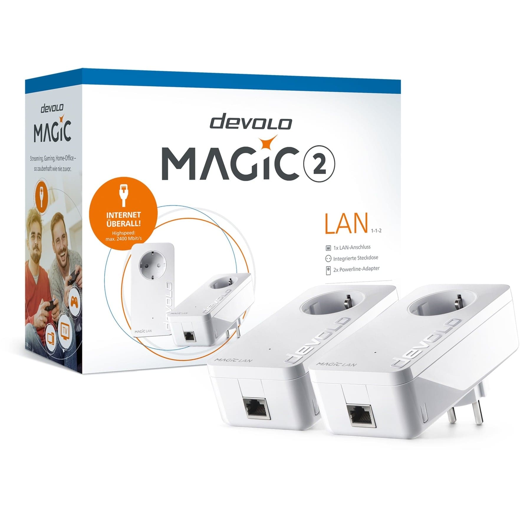 Magic 2 LAN 1-1-2 Starter Kit, Powerline