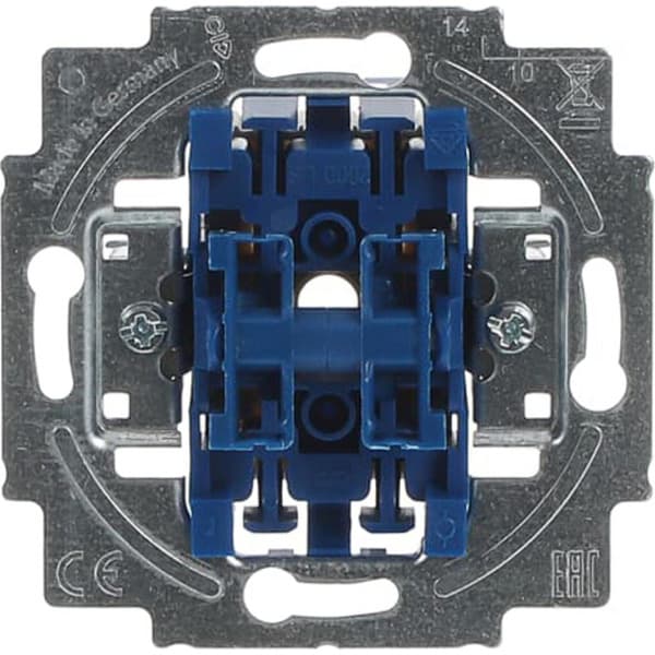 Serienschalter-Einsatz 230 Volt 10 Ampere Typ 2000/5 US Unterputz mit Steckklemme