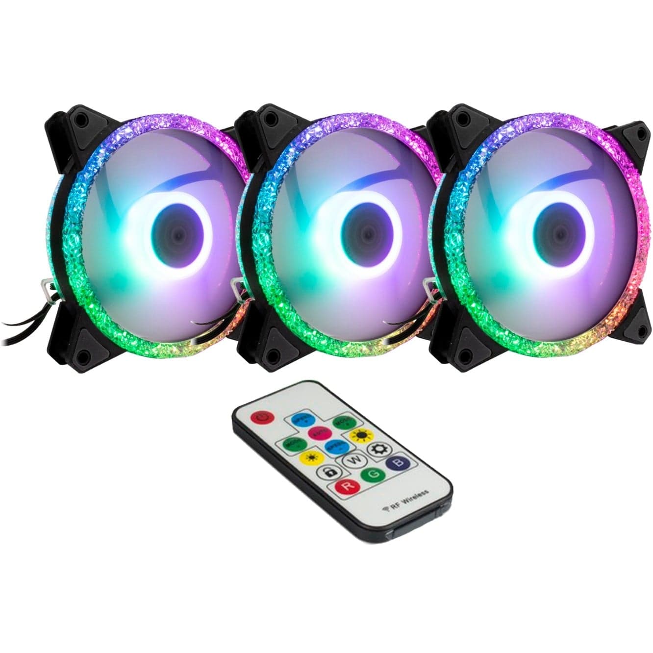 Argus RS-07 RGB Set120x120x25, Gehäuselüfter