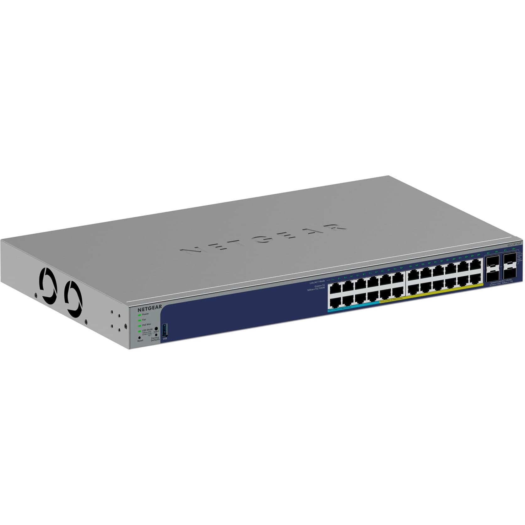24-Port Gigabit PoE+ und PoE++ Smart Switch GS728TXUP
