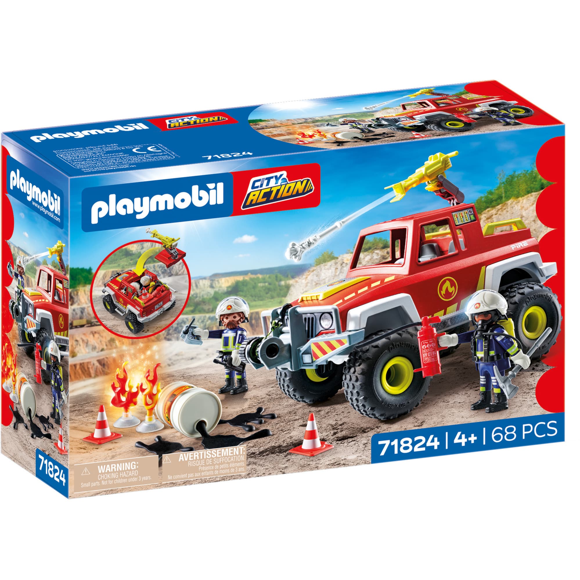 71824 Action Heroes Feuerwehrtruck, Konstruktionsspielzeug