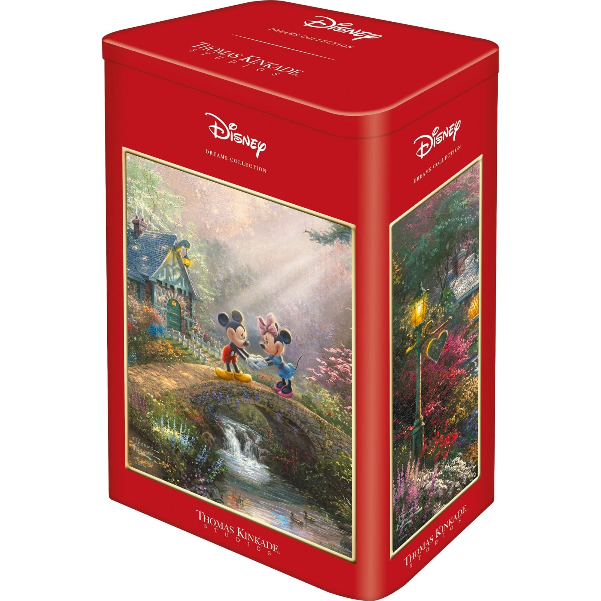 Thomas Kinkade Studios: Mickey & Minnie in der Nostalgie Metalldose, Puzzle