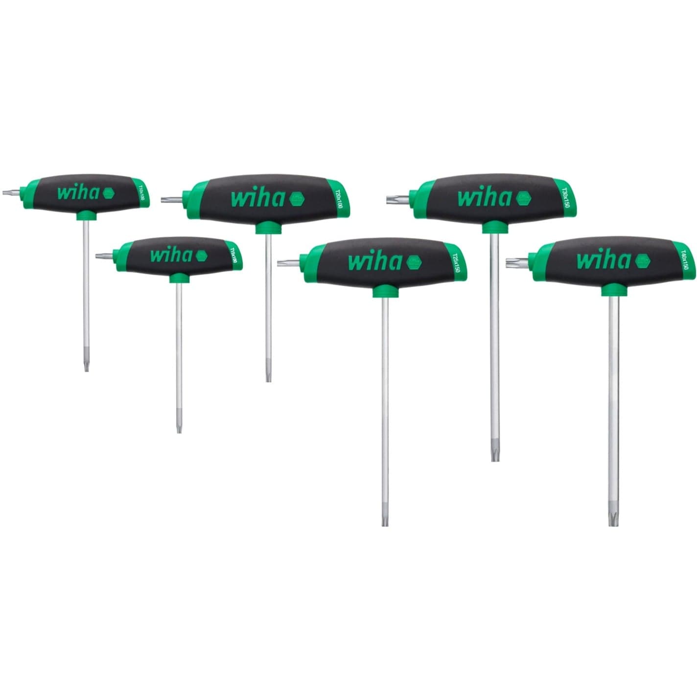 Stiftschlüssel-Set Sechsrund, mit Quergriff ComfortGrip, Schraubendreher