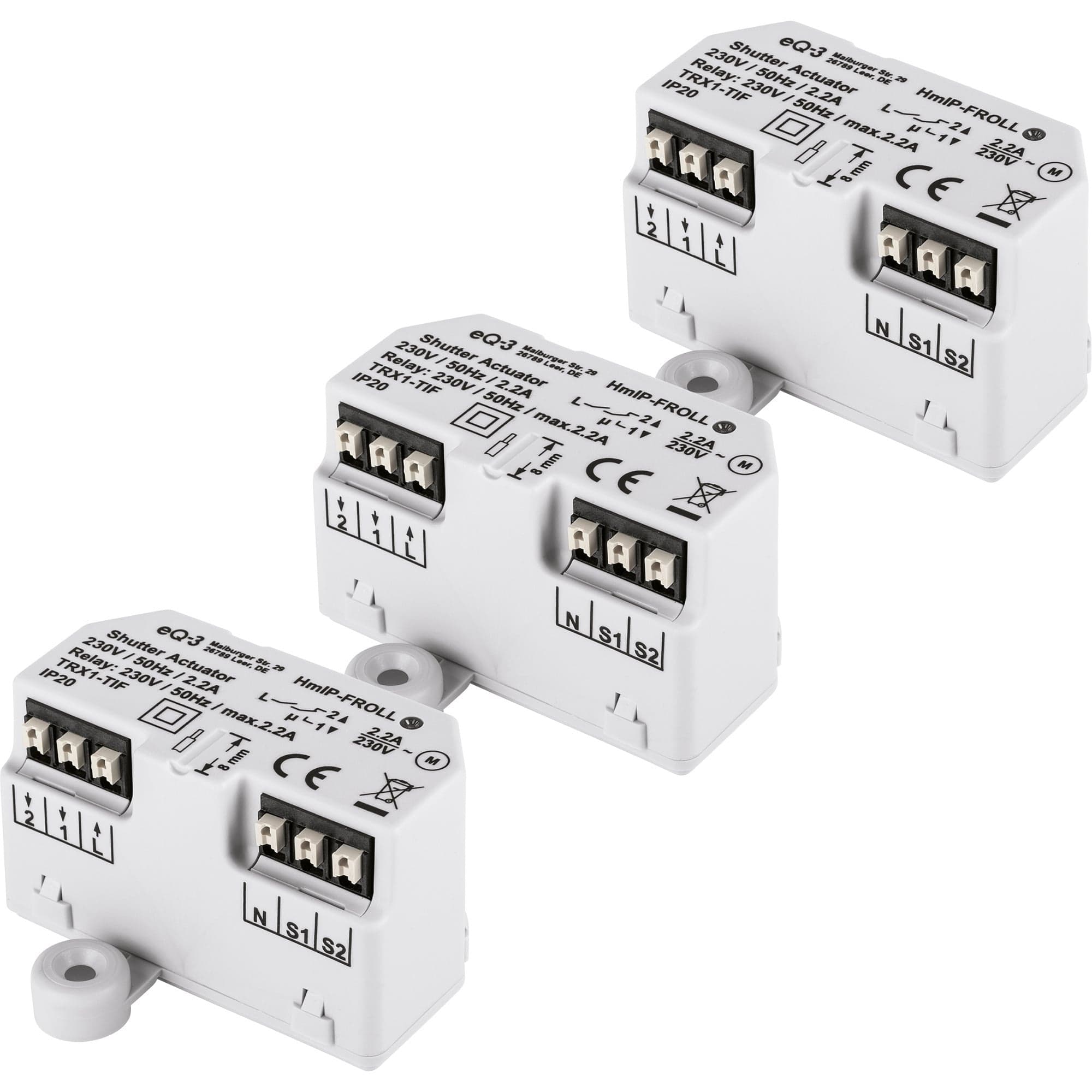 Smart Home Rollladenaktor Unterputz (HmIP-FROLL), Relais