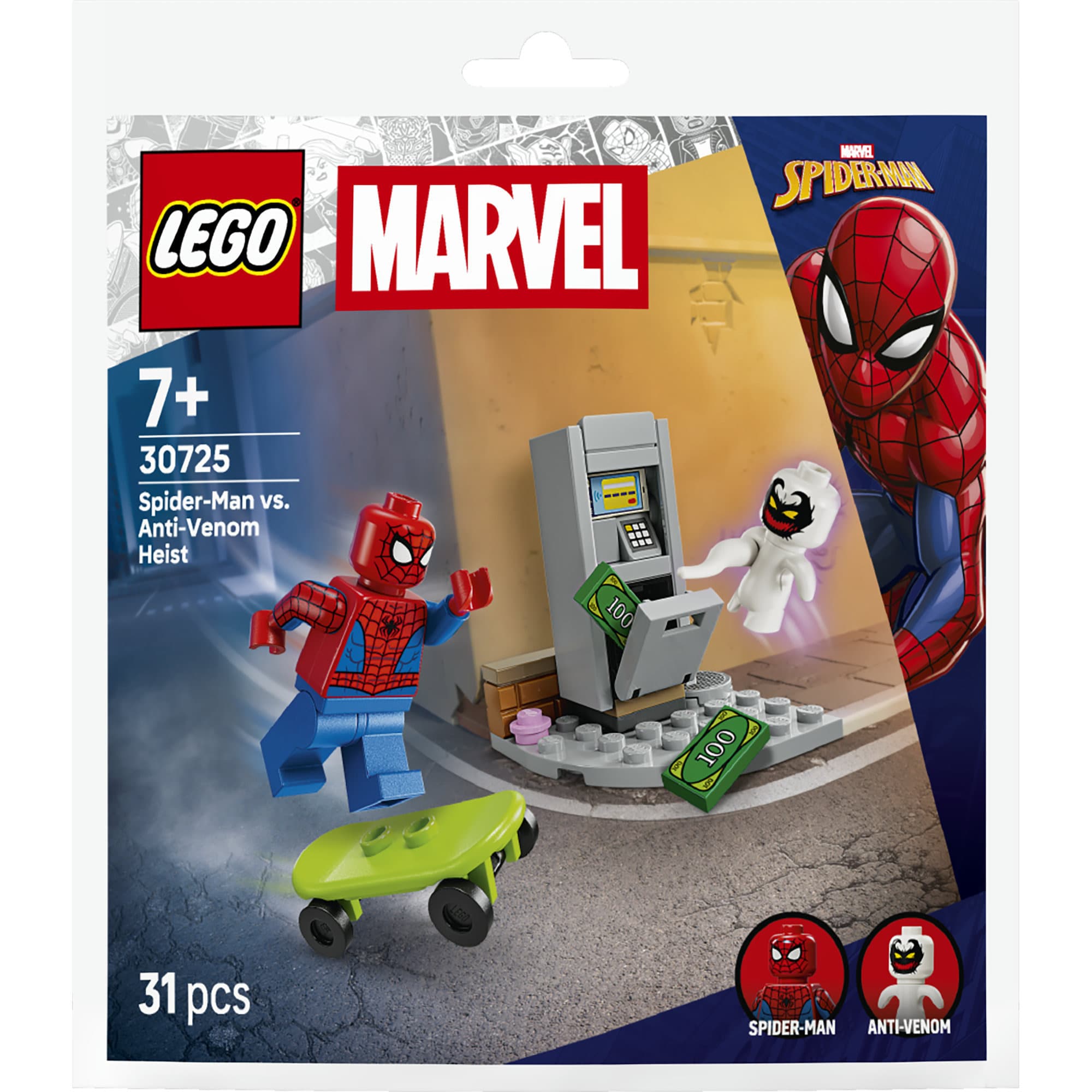 30725 Marvel Super Heroes Spider-Man stoppt Anti-Venoms Coup, Konstruktionsspielzeug