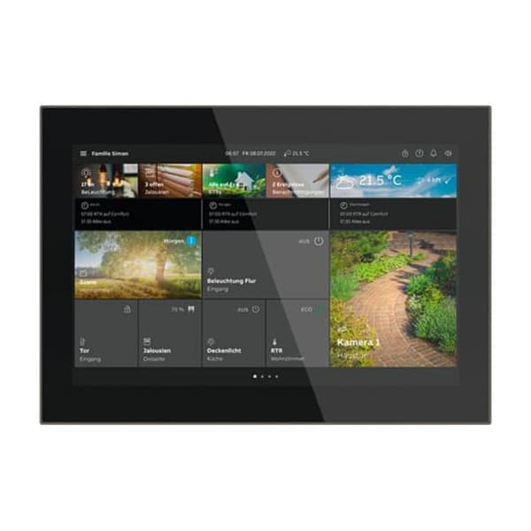 SmartTouch 10 Zoll Touchpanel für Hausautomation und Türkommunikation ST/U10.2.11-825, Bedienteil