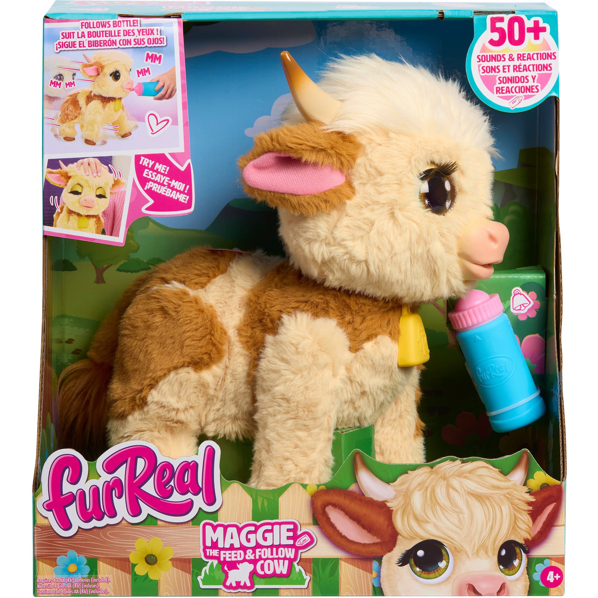 furReal Maggie the Feed & Follow Cow, Kuscheltier