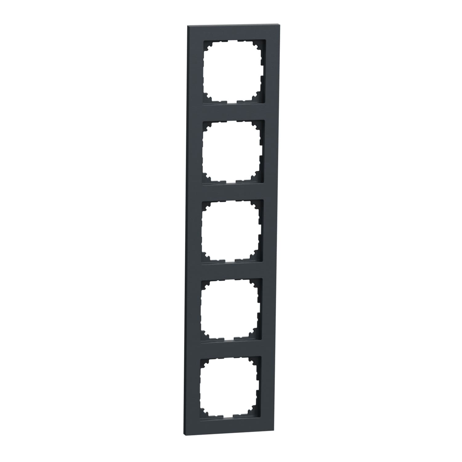 Rahmen fünffach, Typ MEG4050-3614, aus Thermoplast, matt, Schutzart IP20, Breite 90 mm