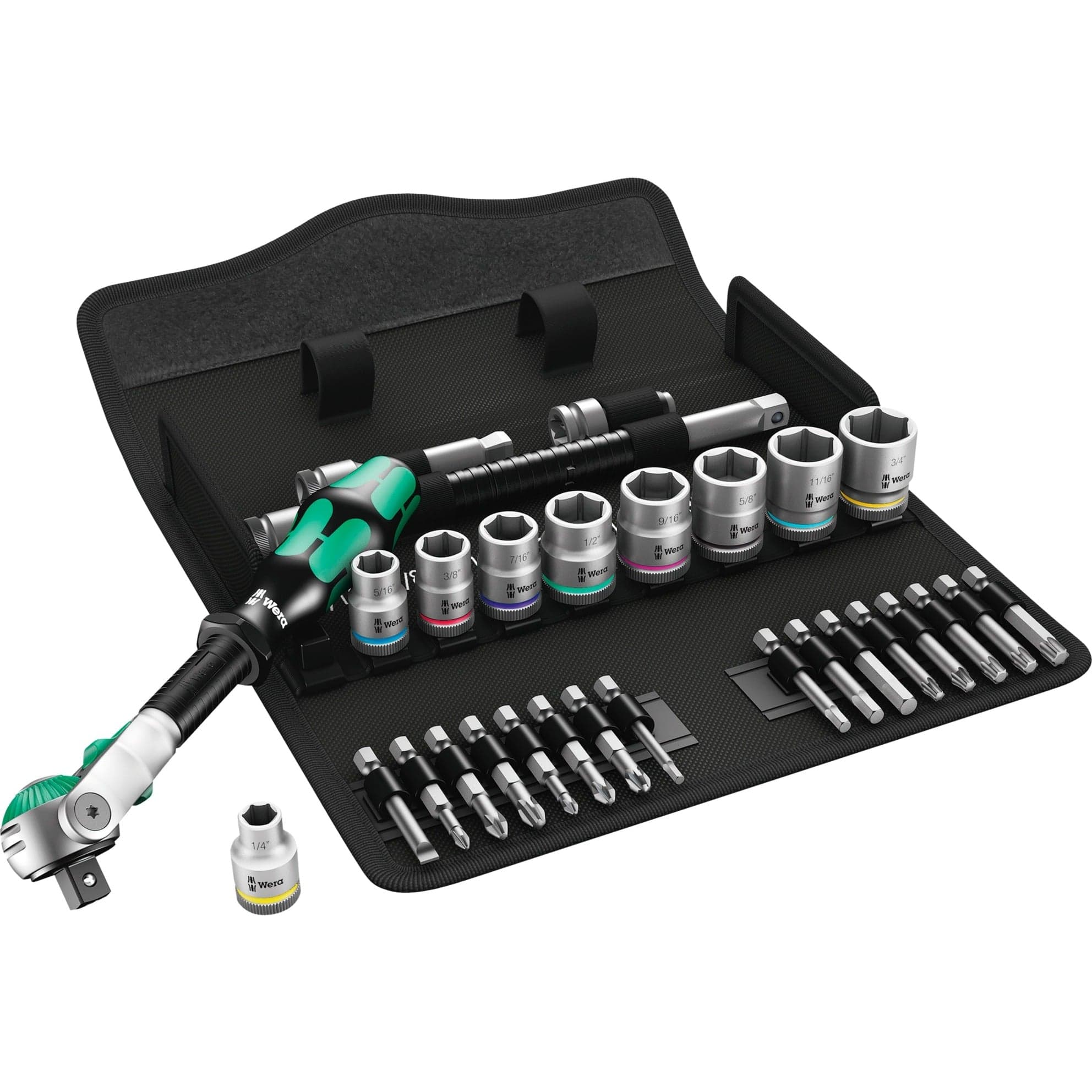 8100 SB 9 Zyklop Speed-Knarrensatz, zöllig, 3/8", Werkzeug-Set