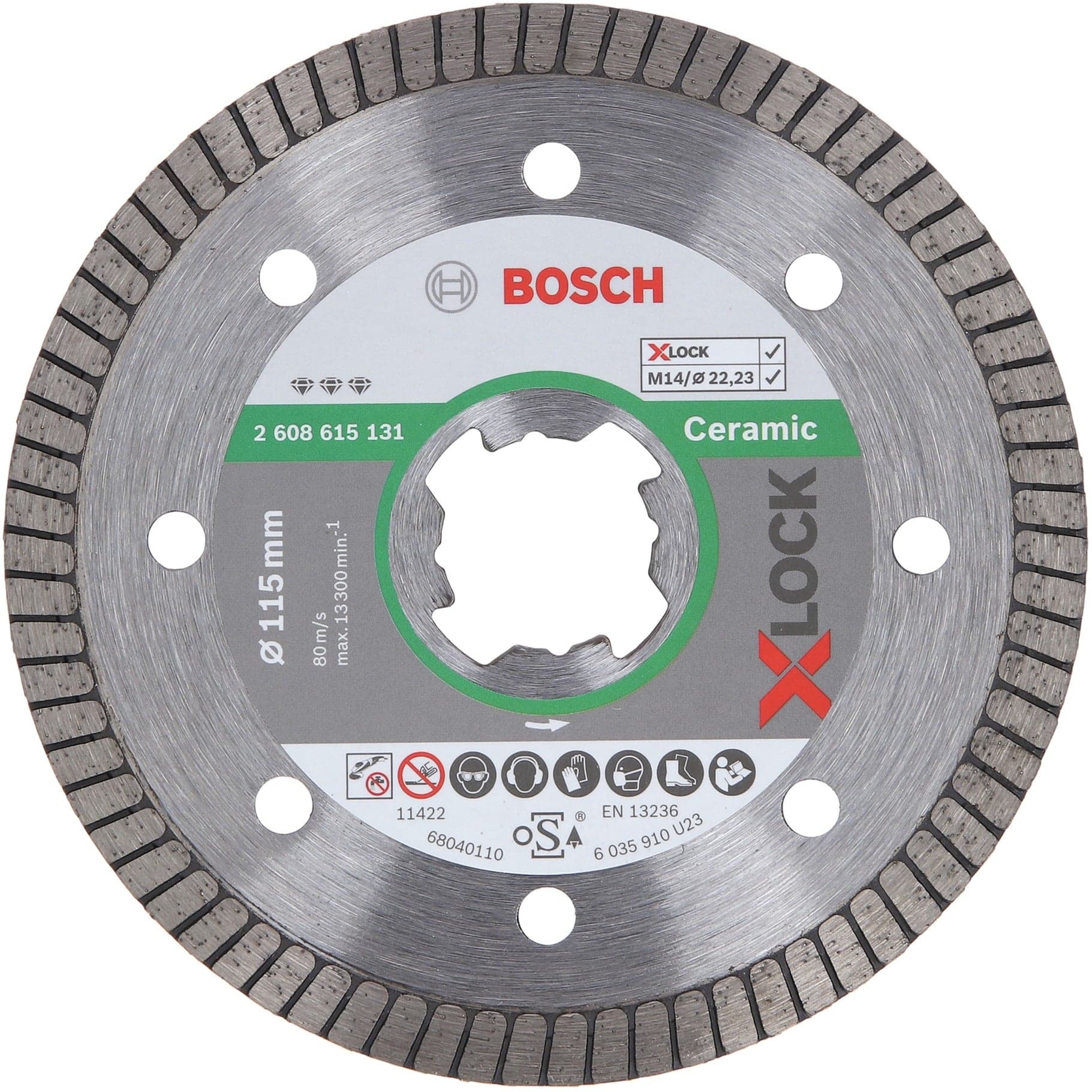 PRO Ceramic X-LOCK Diamant-Trennscheibe, Ø 115mm