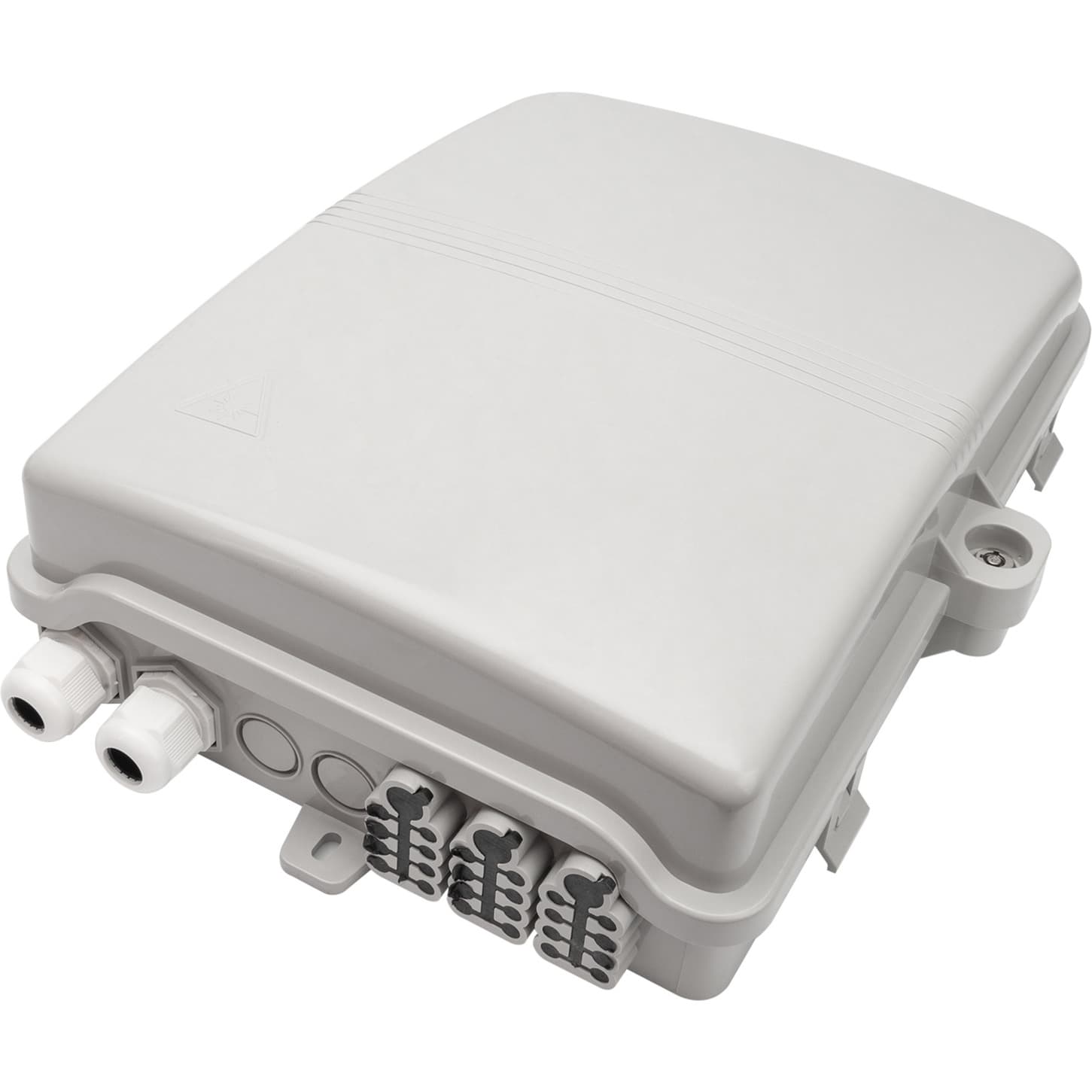 FTTH Distributionsbox für Außen - 24 LC/Duplex oder 24 SC/Simplex Kupplungen, Spleißbox