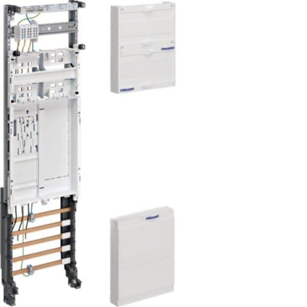 Komplettfeld universeller Zählerplatz ein Zählerfeld elektronischer Haushaltszähler