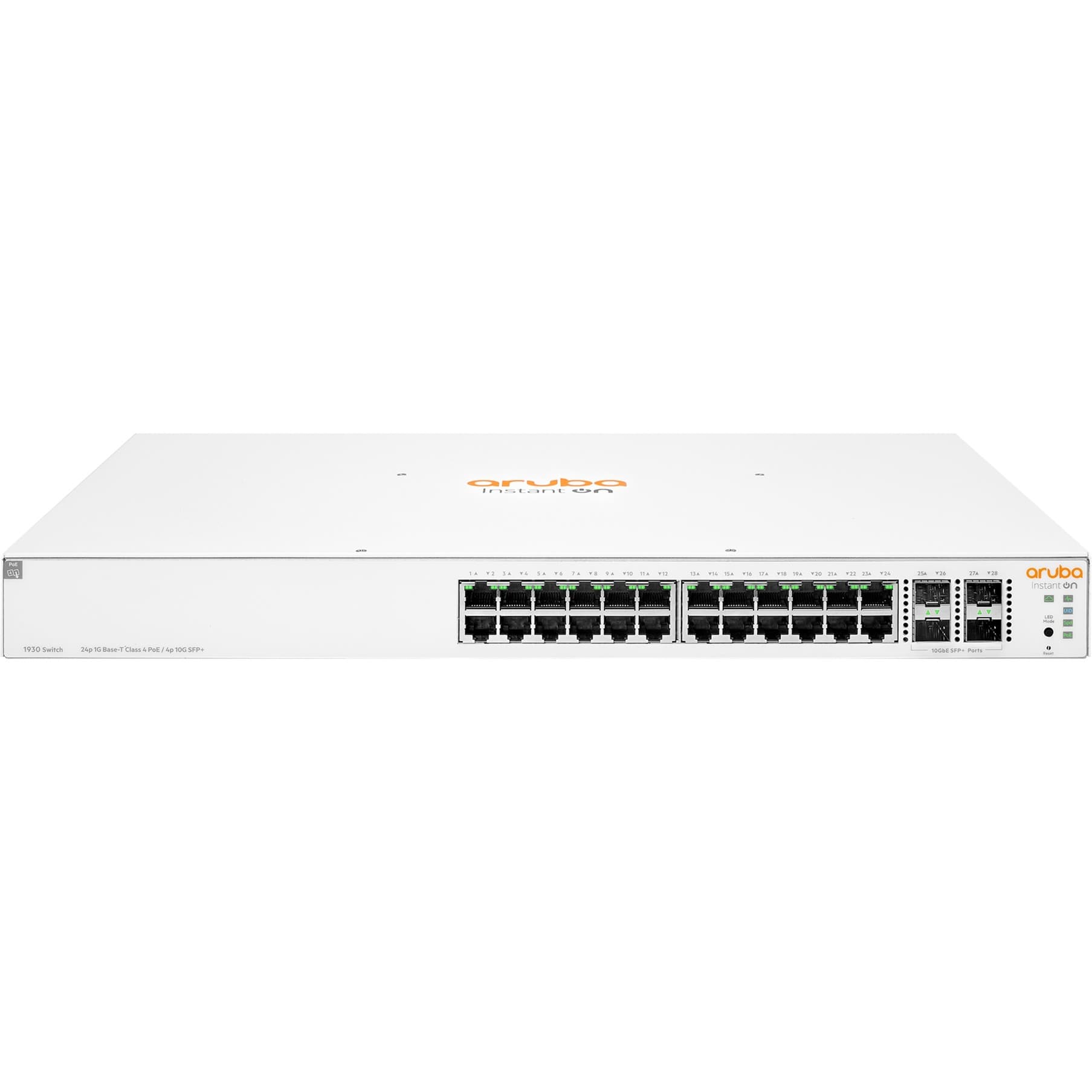 Networking Instant On Switch 24 Anschlüsse Gigabit CL4 PoE 4 Anschlüsse SFP+ 370 W 1930