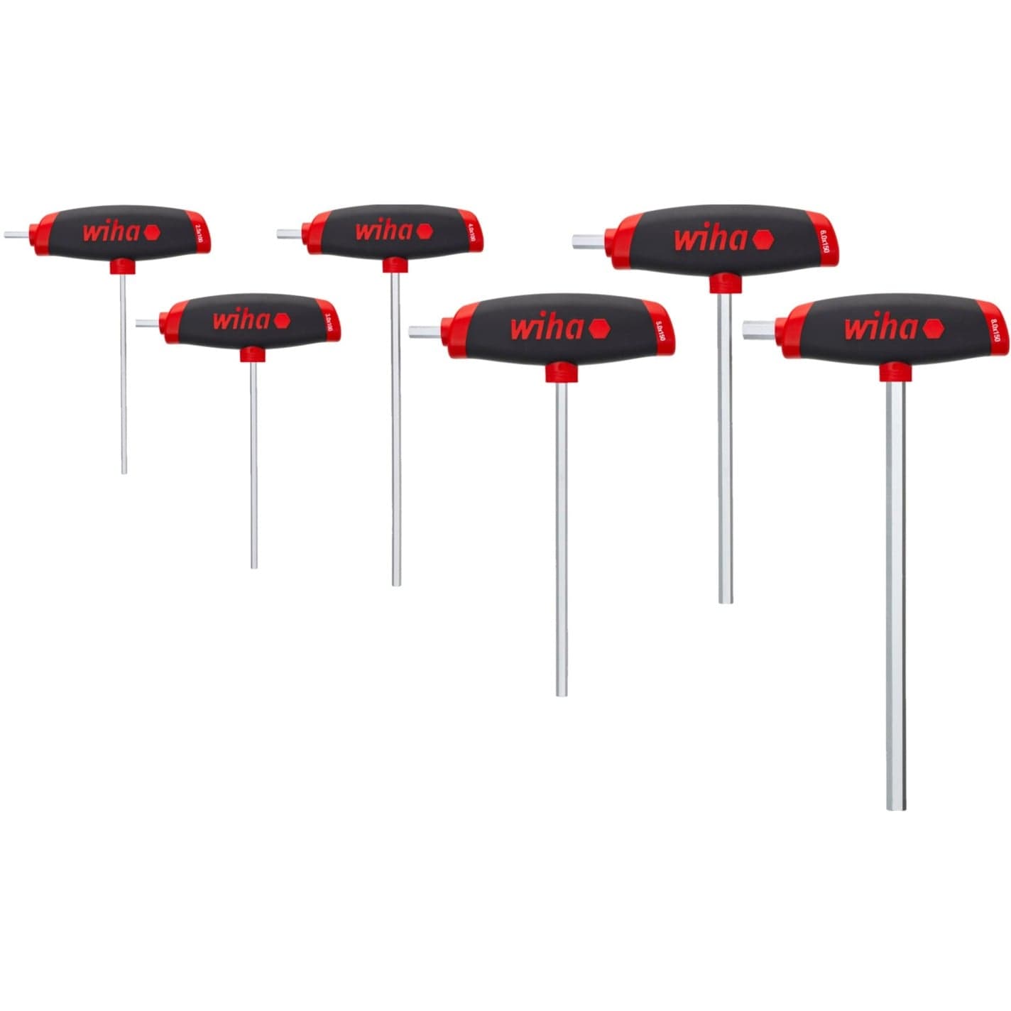 Stiftschlüssel-Set Hex, mit Quergriff ComfortGrip, Schraubendreher