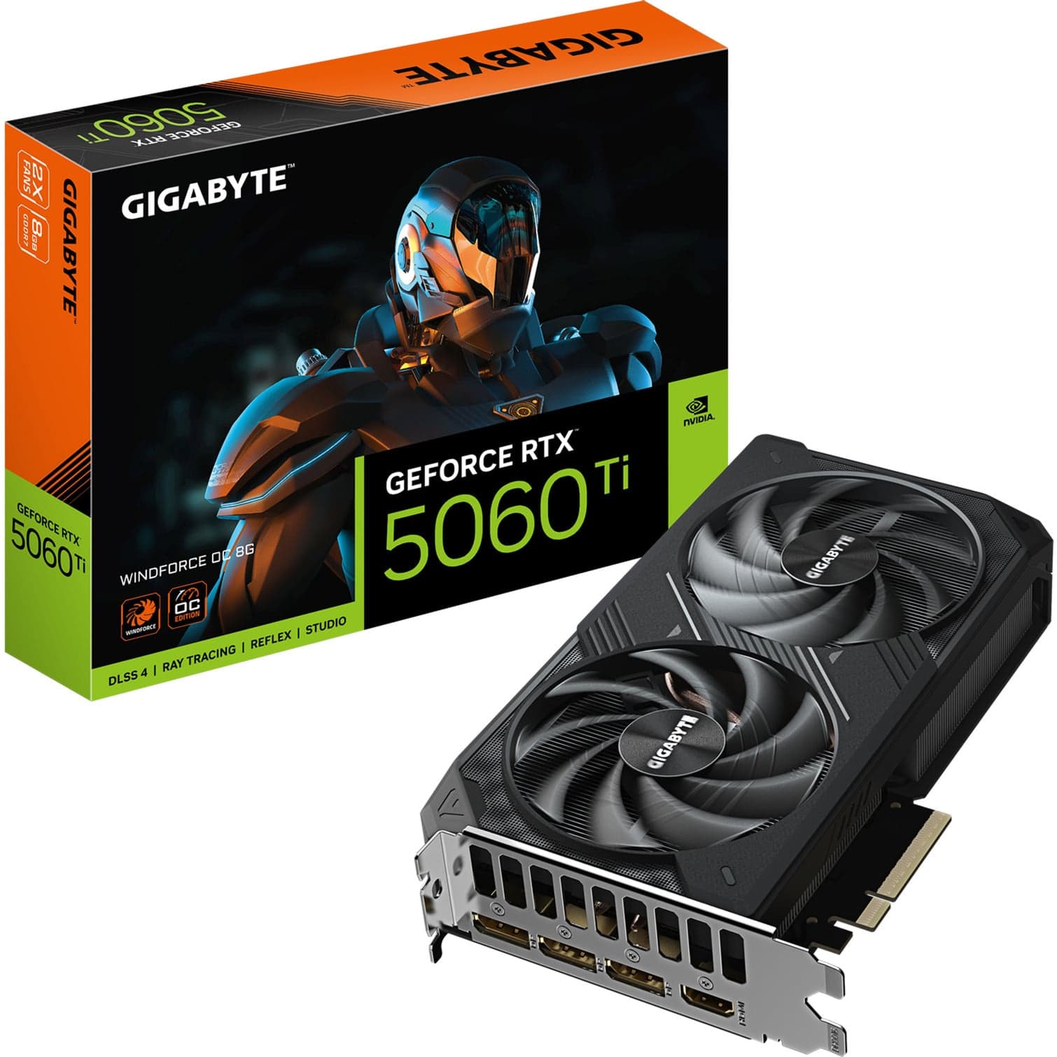 GeForce RTX 5060 Ti WINDFORCE OC 8G, Grafikkarte