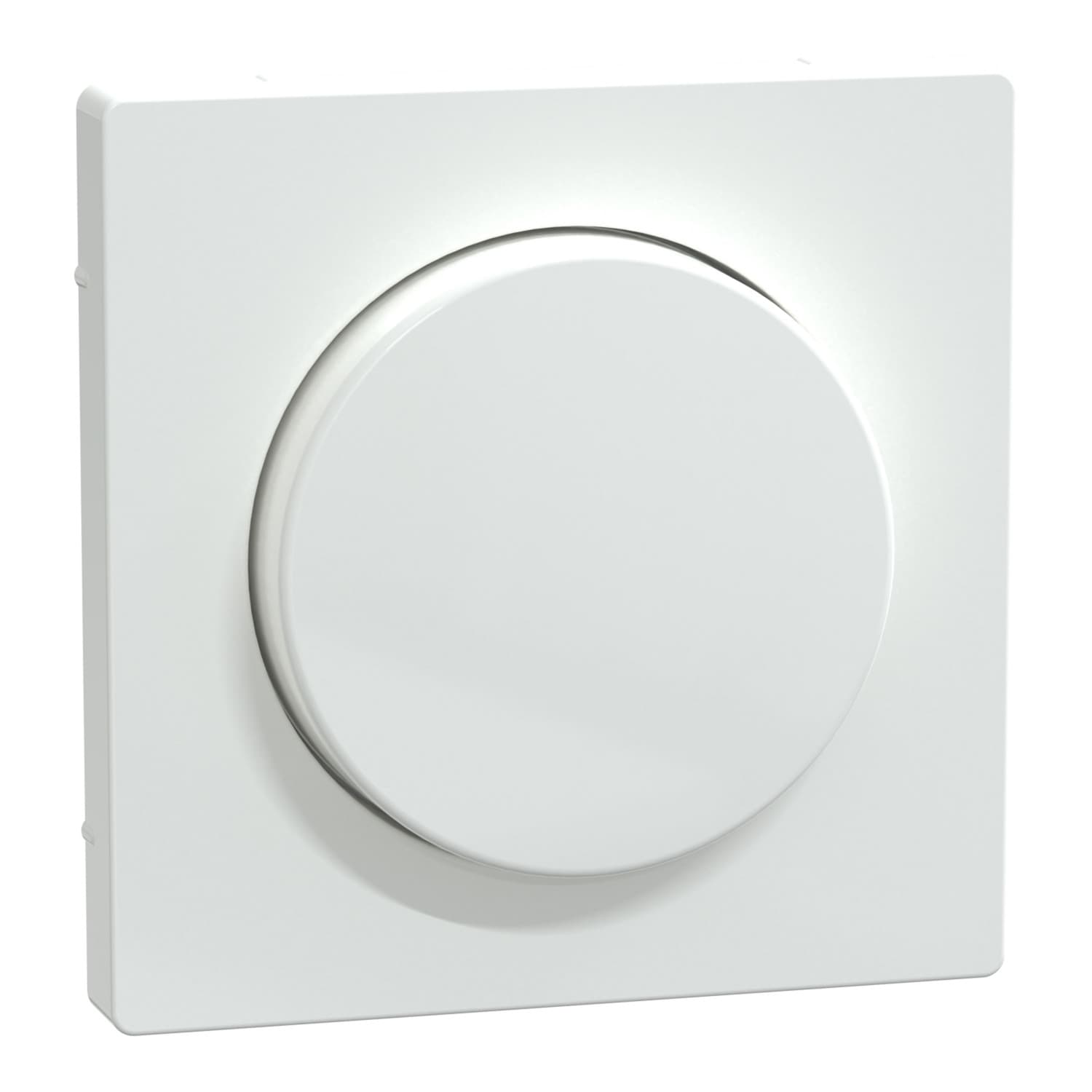 Zentralplatte mit Drehknopf für Dimmer, Typ MEG5250-6035, glänzend, Thermoplast