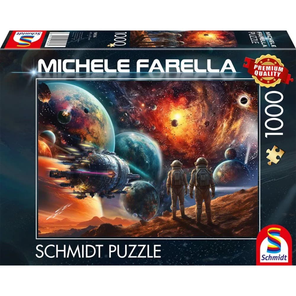 Michele Farella: Kosmische Farbenpracht - Reise ins Weltall, Puzzle