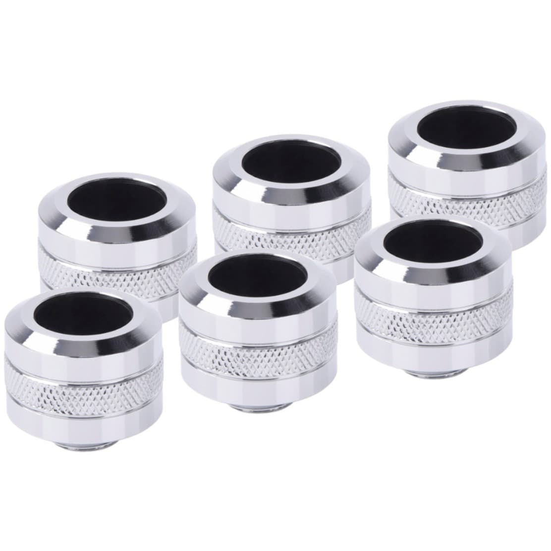 Eiszapfen PRO 16mm HardTube Fitting G1/4 - Chrome Sixpack, Verbindung