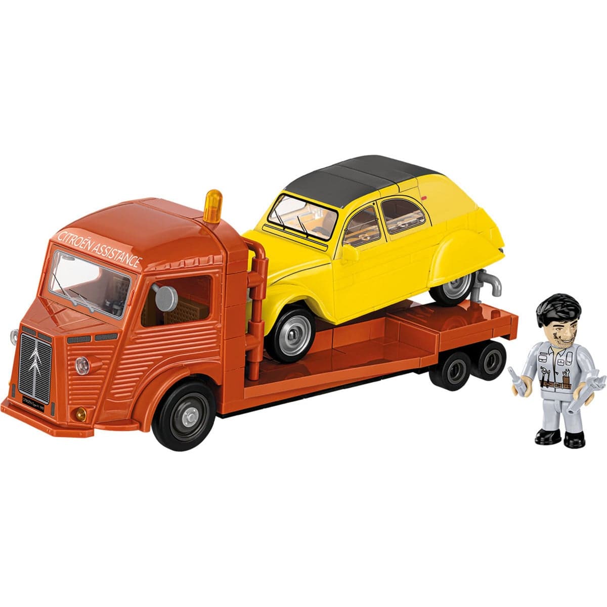 Citroen Type H Car Transporter & 2CV Type AZ, Konstruktionsspielzeug