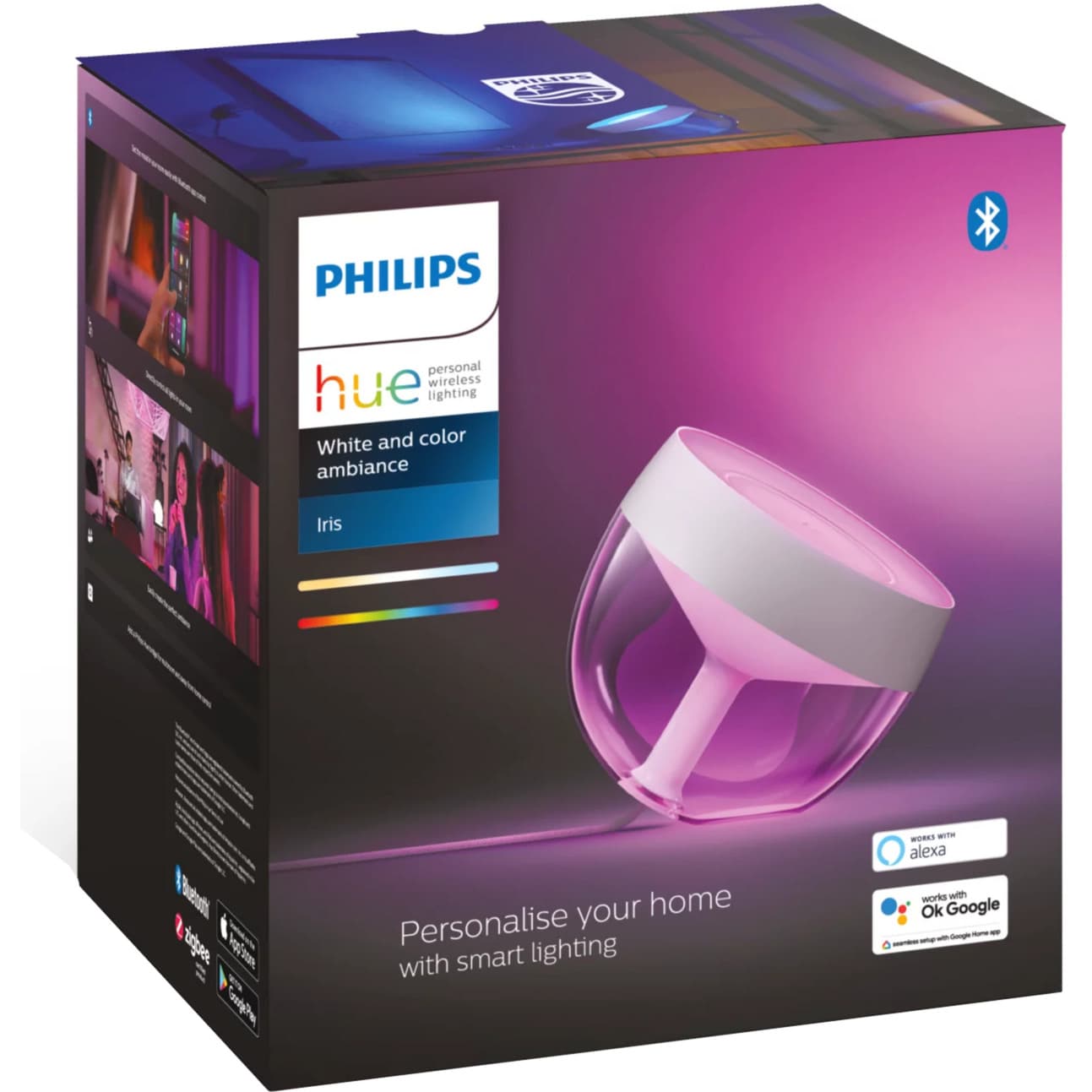 White & Color Ambiance Iris Tischleuchte Special Edition, LED-Leuchte