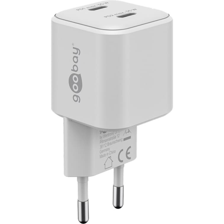 USB-C Dual-Schnellladegerät Nano, PD, GaN, 35 Watt