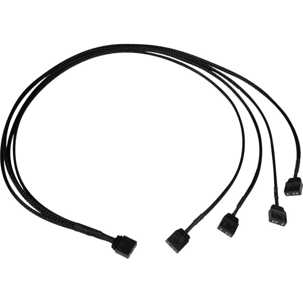 Y-Kabelsplitter aRGB 3-Pin auf 4x 3-Pin, 60cm