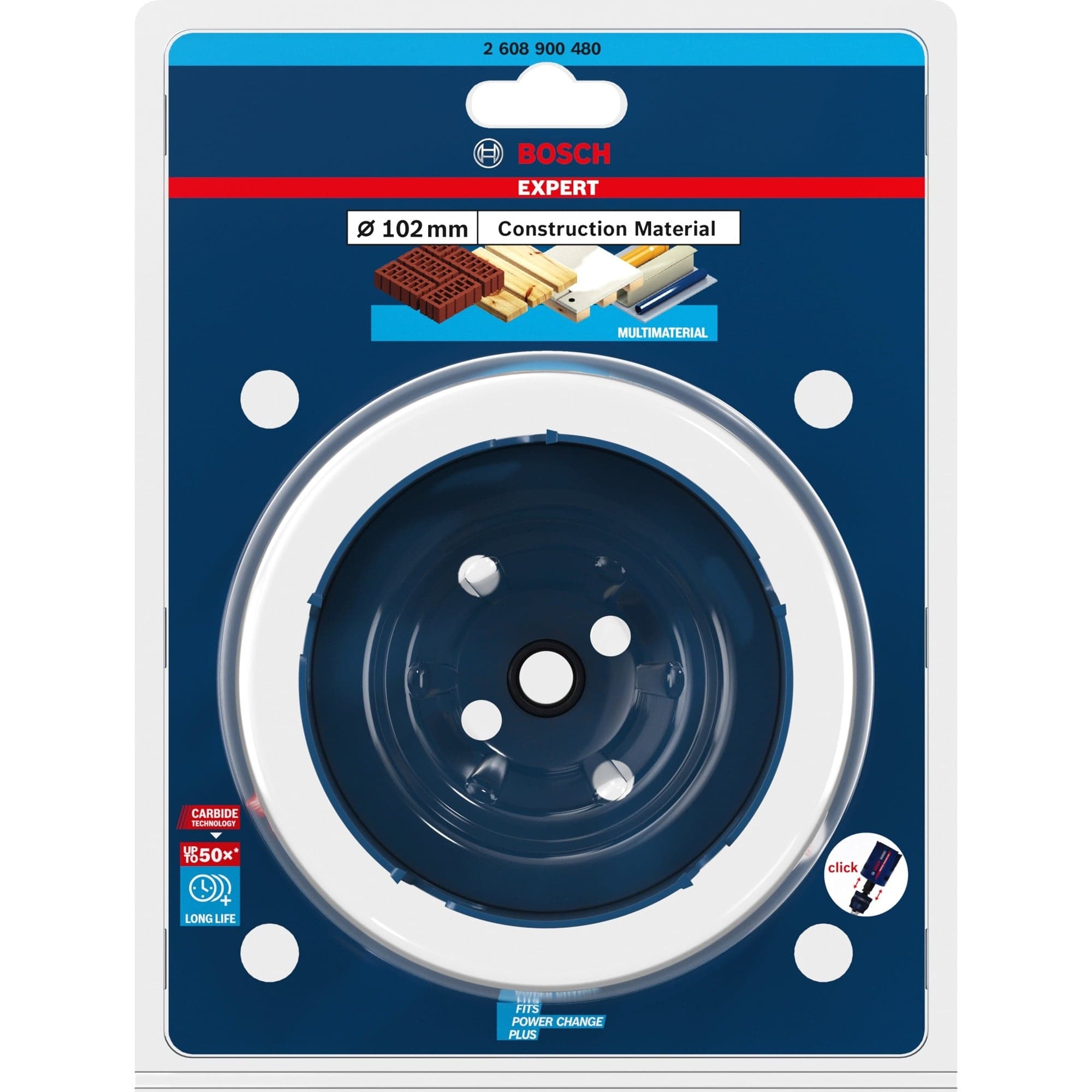EXPERT Lochsäge Construction Material PC Plus, Ø 102mm