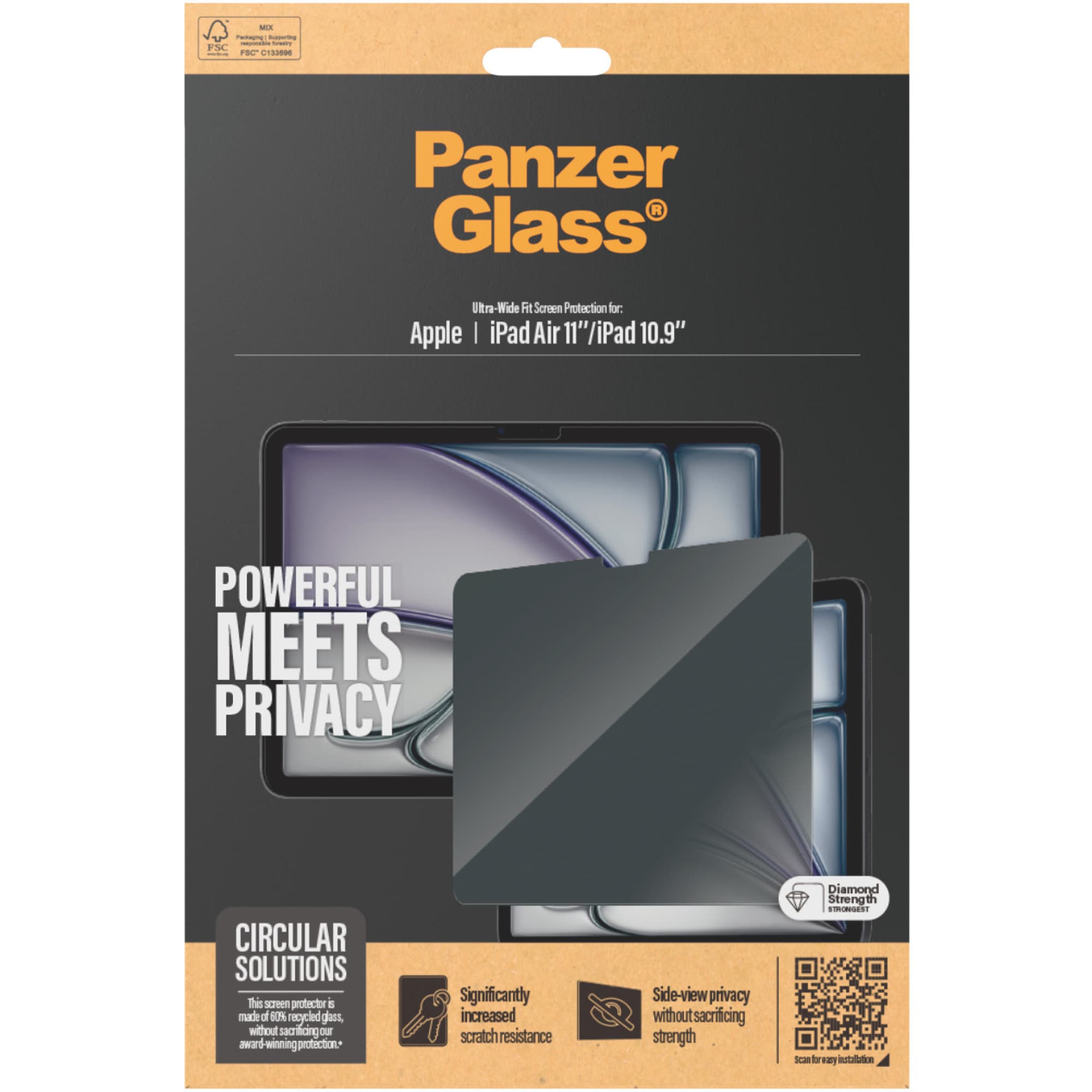 Privacy Displayschutz Ultra-Wide Fit, Schutzfolie