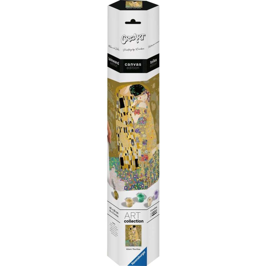 CreArt ART Collection Leinwand Edition - The Kiss (Klimt), Malen