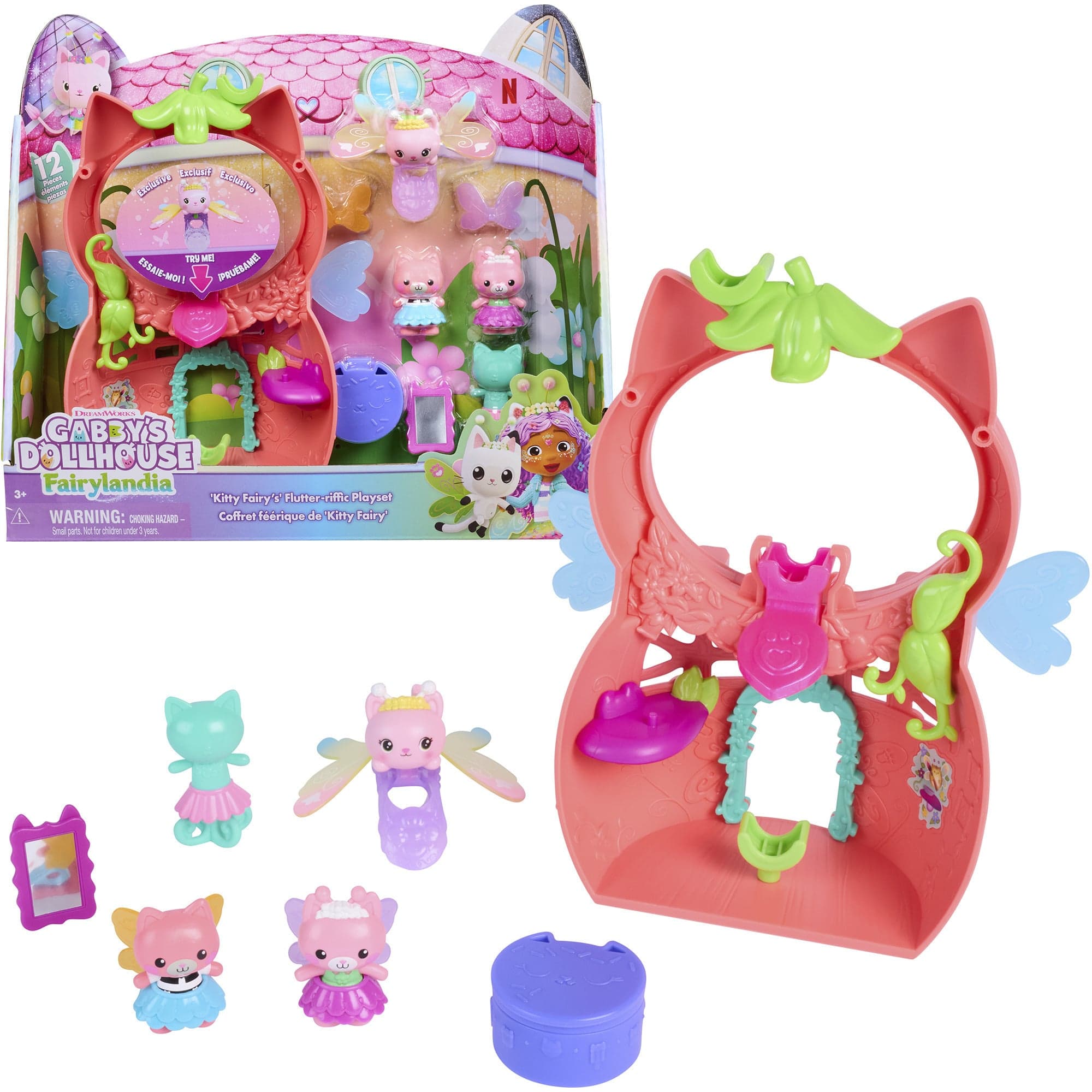 Gabby''s Dollhouse Fairylandia - Flutter Fairy Spielset, Spielgebäude