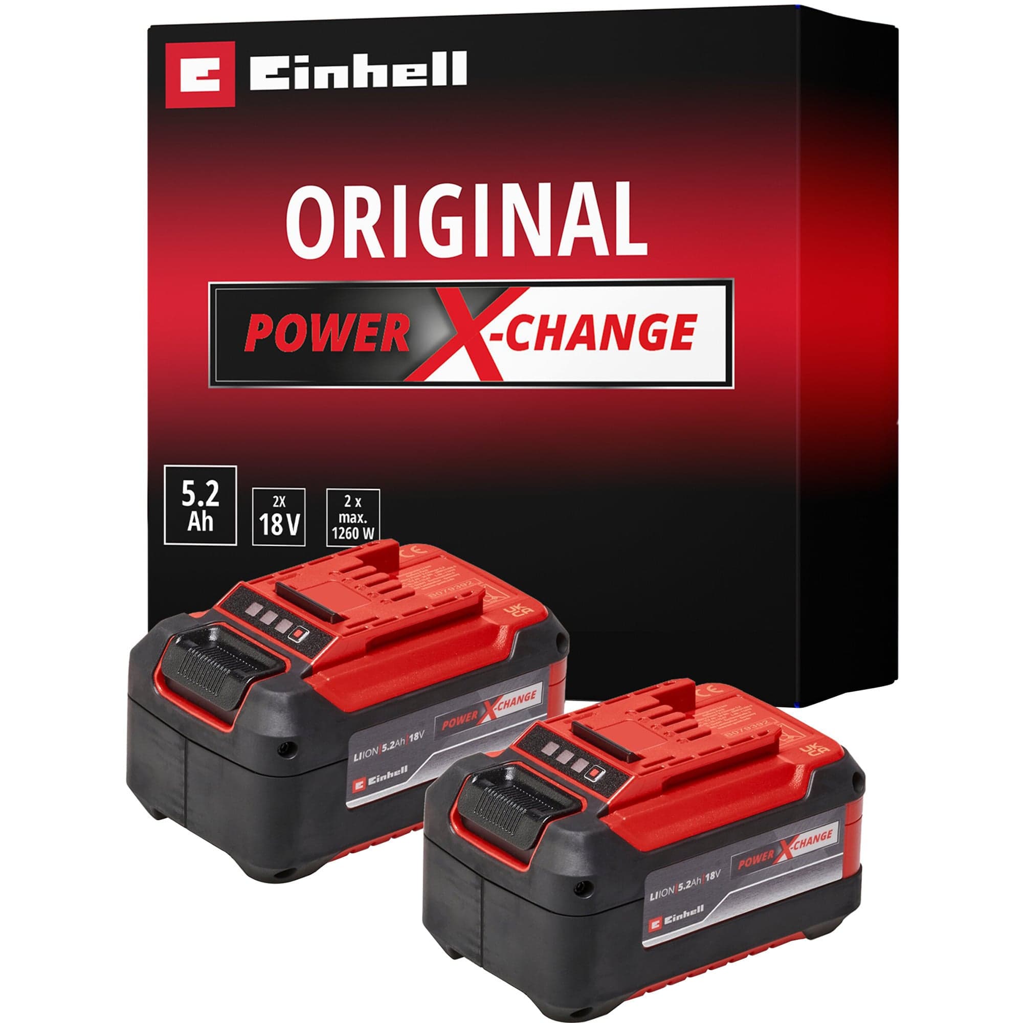 Akku Power-X-Change Plus TWIN-PACK 18Volt 5,2Ah