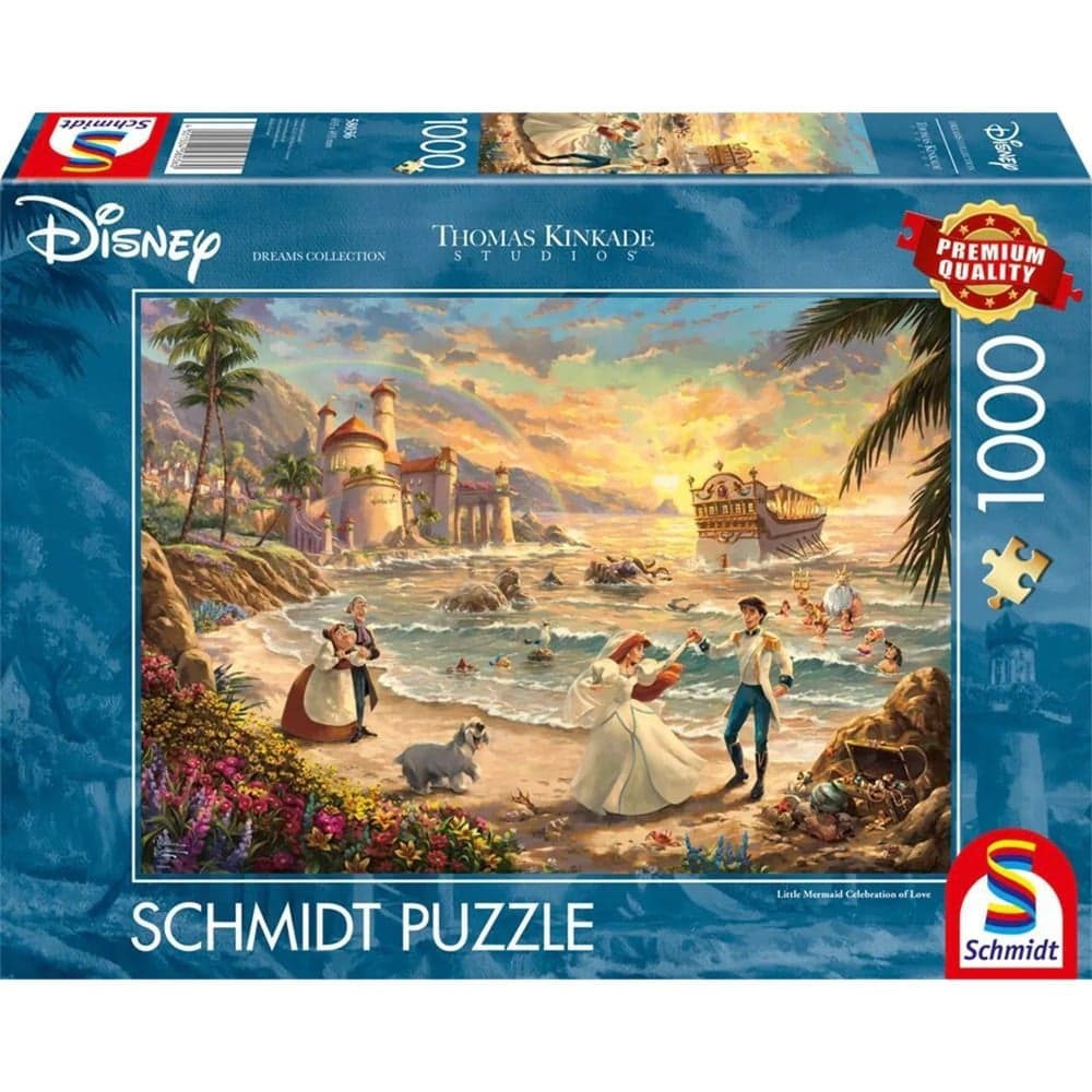 Thomas Kinkade Studios: Disney Dreams Collection - The Little Mermaid Celebration of Love, Puzzle