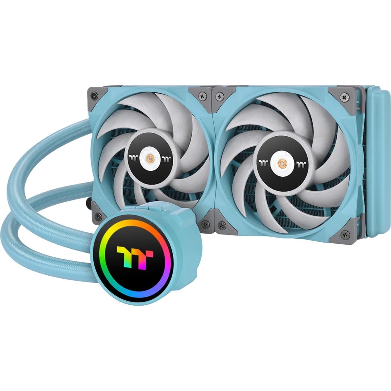 TOUGHLIQUID 240 ARGB Sync AIO Liquid Cooler Turquoise 240mm, Wasserkühlung